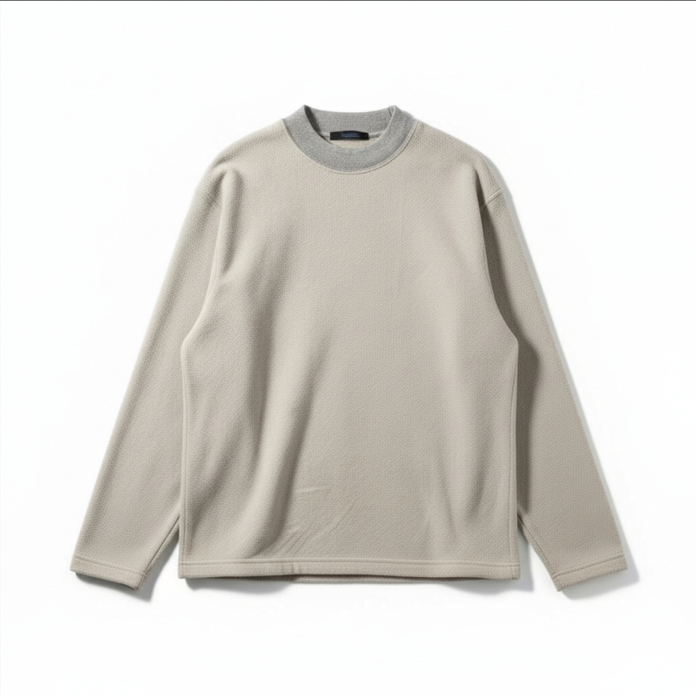 Zegna Sport High-End Mock Neck Sweater - Men's XXL - Italian-Made Luxe Fleece